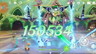 Genshin Impact &ndash; Nefer Damage Showcase | The Widsith R5 + F2P (No food)