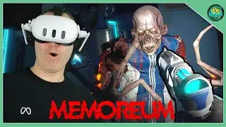 MEMOREUM Первые впечатления &ndash; научно-фантастический VR-хоррор Quest 3 становится напряжённее БЫСТРО!