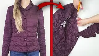 🔥РАЗРЕЗАЛА КУРТКУ И ПОЛУЧИЛА ОТЛИЧНУЮ ВЕЩЬ