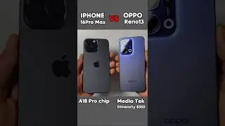 iphone 16 pro max Vs Oppo Reno 13 🔥 Speed test comparison #shorts