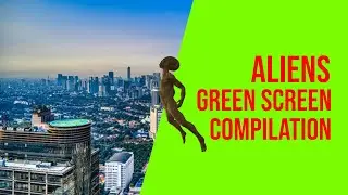 Aliens green screen Compilation