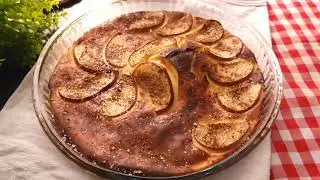 طريقة عمل فطيرة التفاح بدون دقيق بدون شوفان لا دهون لا جلوتين تناسب الدايت 🍎 | معجنات دايت
