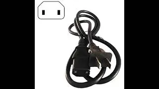 6FT 2 Prong AC Power Cord Cable Compatible Sony PS4 Pro Playstation 4 Pro, Xbox One,
