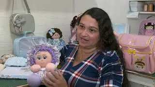 Arte do Mar&aacute;: artes&atilde; maranhense transforma linhas coloridas em bonecas de pano e pe&ccedil;as infantis
