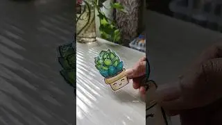 how to make stickers 🌵 day 16  #stickers #explore  #easy #diy #subscribeformore