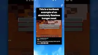 This is a textbook example of an absolutely flawless hunger reset