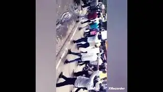 B ED students protest for their rights.