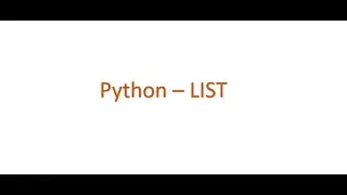 Python Interview questions - What is list