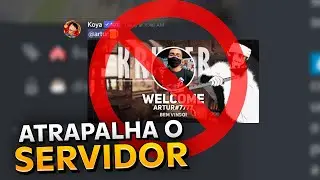 PARE DE FAZER CANAL DE BOAS-VINDAS NO DISCORD