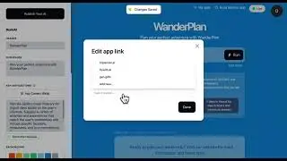 Customize the URL for your AI web app!