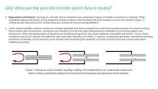 Technical FAQ - What are the possible transfer switch failure modes