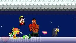 REQUESTED BY @MUGENGaming-j3d: Team Super Mario Maker vs Mike Tyson (IWBTG) - Mugen Battle