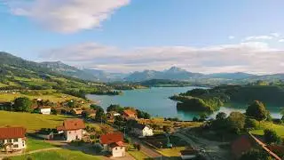 82 Small Village 4K Free Stock Footage Switzerland Scenery Video NoCopyright video 60FPS 4K Ultra HD