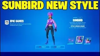 Fortnite Sunbird skin new style.New Wings style