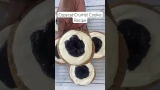 Готовлю дома вирусное черничное печенье от Crumbl's #рецепт #выпечка #фудхак