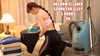 Vacuum Cleaner Sounds & Clothes Ironing ASMR | Relaxing White Noise for Sleep &ndash; 3 Hours