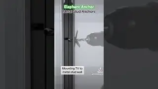 How to anchor into metal studs?
