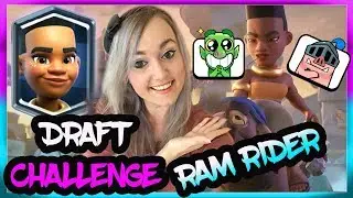 🔴NEW DRAFT CHALLENGE WITH RAM RIDER/NEW CARD HYPE & AWESOME REWARDS! | 🔴CLASH ROYALE 🔴