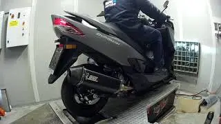 SUZUKI BURGMAN 400 2017 - MIVV SPEED EDGE BLACK EXHAUST