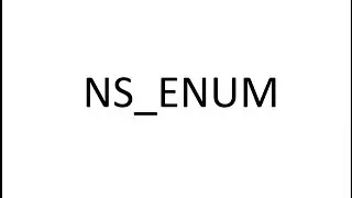 Enum в Objective C (typedef, enum, NS ENUM) Учимся использовать перечисления