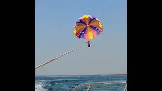 Parasailing in Konkan must try value for money ride #parasailing #master #movie #song