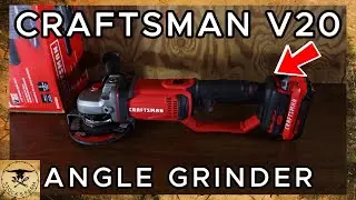 Craftsman V20 Angle Grinder Unbox & Overview