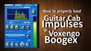 Как загрузить импульсы гитарного кабинета в Voxengo Boogex