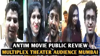 Antim Public Review | 2nd Day Multiplex Theater Audience Mumbai | Salman Khan, Aayush S, Mahima M