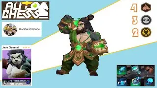 Auto Chess SS 32 : 4 Martialist 3 Pandaman 2 God (หินกลิ้งหลุ๋นๆๆ)