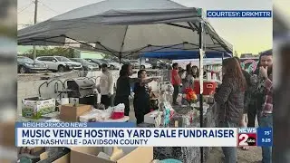 East Nashville, TN music venue hosting yard sale fundraiser
