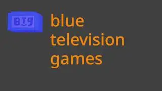 blue television games intro remake