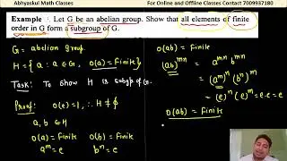 T5 Problem 2 on subgroup || BSc 5th Semester Maths || Modern Algebra PU ||