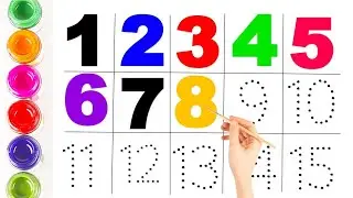 One Two Three Learning, 123 Counting Number Learning For Toddlers #chikubunty #Numberlearning1234