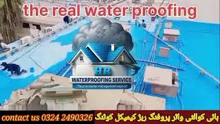 RCC roof waterproofing chemical coating#roofleakage #roofinginnovation #construction 