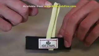 Heat Strap - Firefighter Gloves attached and ready