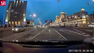 Xiaomi Yi Smart Dash Camera 1080p 60fps 30mbs evening city