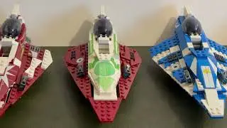 Lego Star Wars Custom Jedi Starfighters