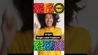 How To Get Colorful Popcorn  #popkorntwist #gourmet #popcorn #rainbow  #food #popcorncaramel