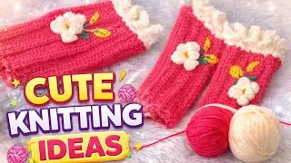 I Was Surprised By My First Knitting Gloves 🥺🧶||Beginner Tutorial 