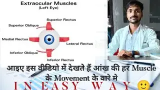 Extra ocular muscle movement ll Eye movement ll #Rectusmuscle #eyecare#optometrist