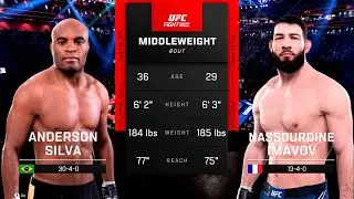 Anderson Silva vs Nassourdine Imavov | UFC 5 | 4K 60FPS