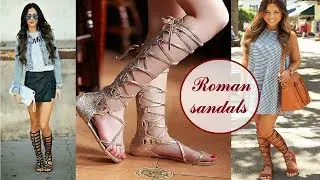 latest roman sandals designs for girls, best footwears fashion \ Fashion Alert