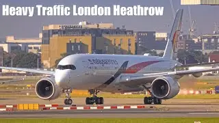 Busy Traffic at London Heathrow Airport