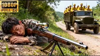 兵王装死躲过日军，夺下无敌机枪，全歼1000日军！ #new #movie #war #film