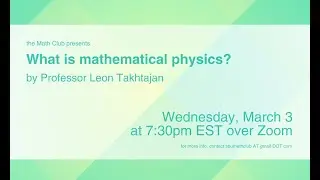 What Is Mathematical Physics?