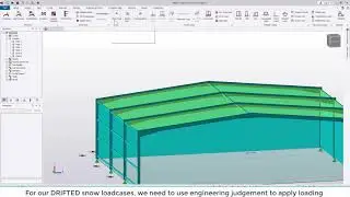 Tekla Structural Designer 2020 - Automating snow loading, using the Snow Wizard