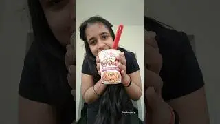 Nissin's Veggie manchow noodle review 😍❤️ | Cup noodles reviews
