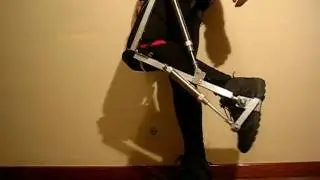 Pneumatic leg exoskeleton