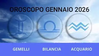 ARIA 🌬️ OROSCOPO GENNAIO 2026 GEMELLI ♊ BILANCIA ♎ ACQUARIO ♒