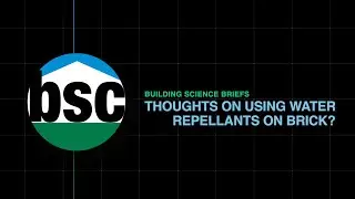 Water Repellents for Brick Buildings